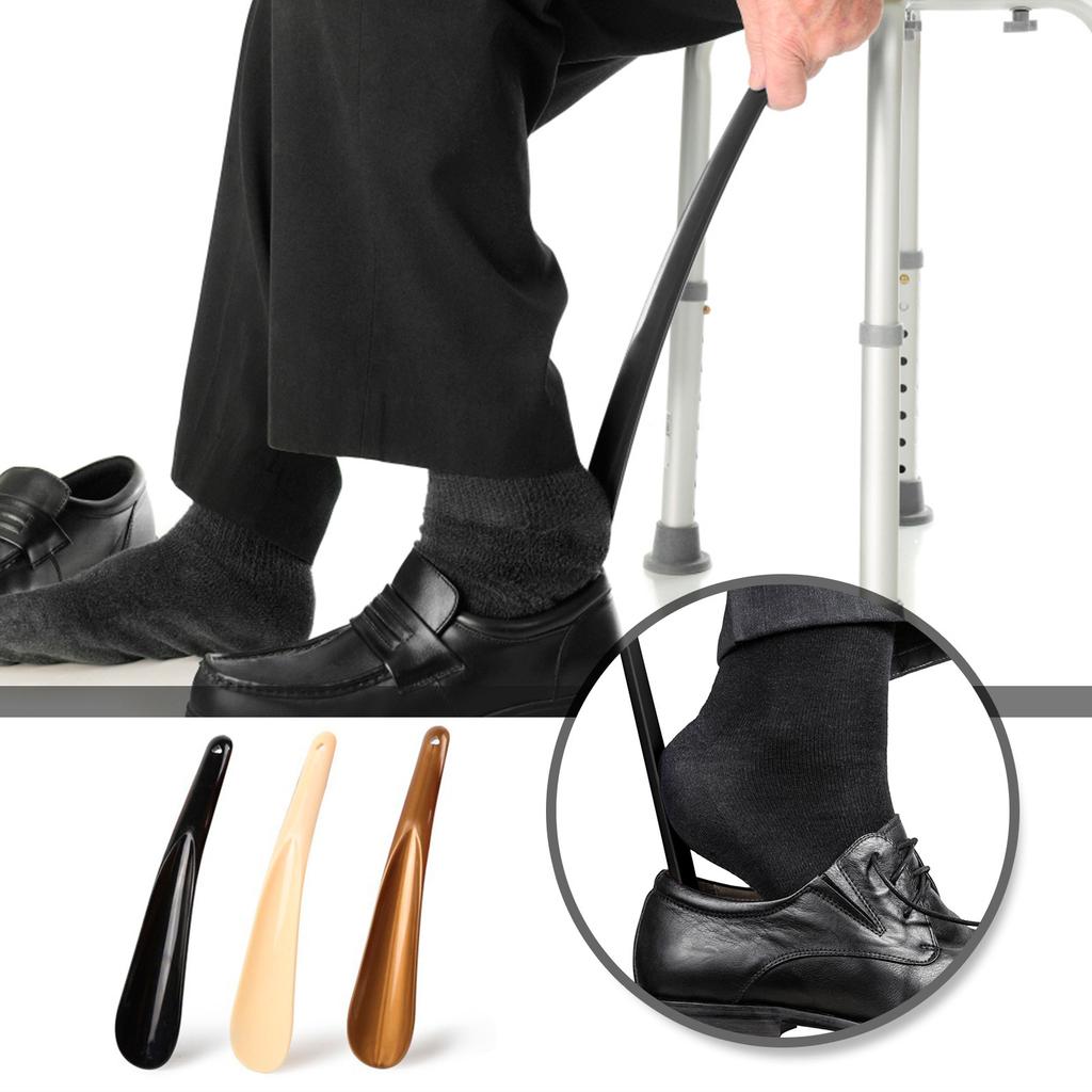 Wear Shoe Horn Lifting Helper Lazy Handled Shoe Horn Easy On&Off Shoes