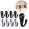 Zinc Alloy Modern Single Robe Coat Hooks Door Wall Dress Bathroom Clothes Hangers