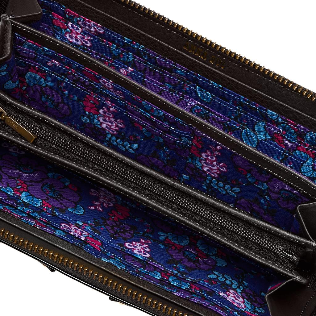 Длинный кошелек Serpent Black F [ANNA SUI] женский