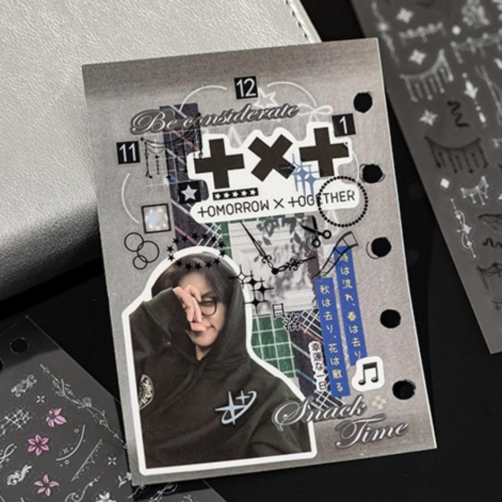 Transparent DIY Sticker Book Soft Light Album Series Scrapbook Stickers Phone Decoration