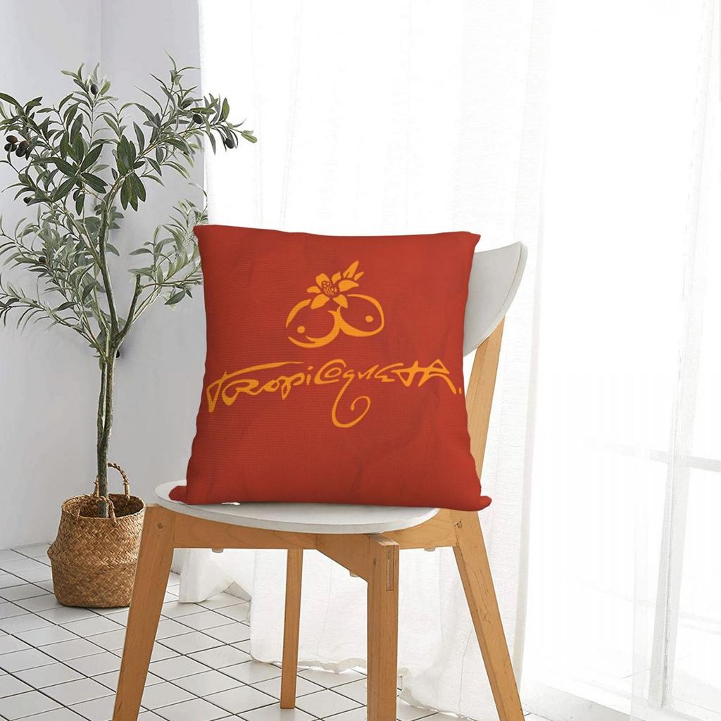Karol G Tropicoqueta Album Square Pillow Cases Latina Foreva Cushion Cover Novelty Decor Pillowcase For Sofa 40*40Cm