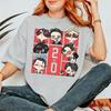 K-pop бойз-бэнд милые Q-версия графика футболка Хлопок унисекс Высококачественный удобный повседневный оверсайз