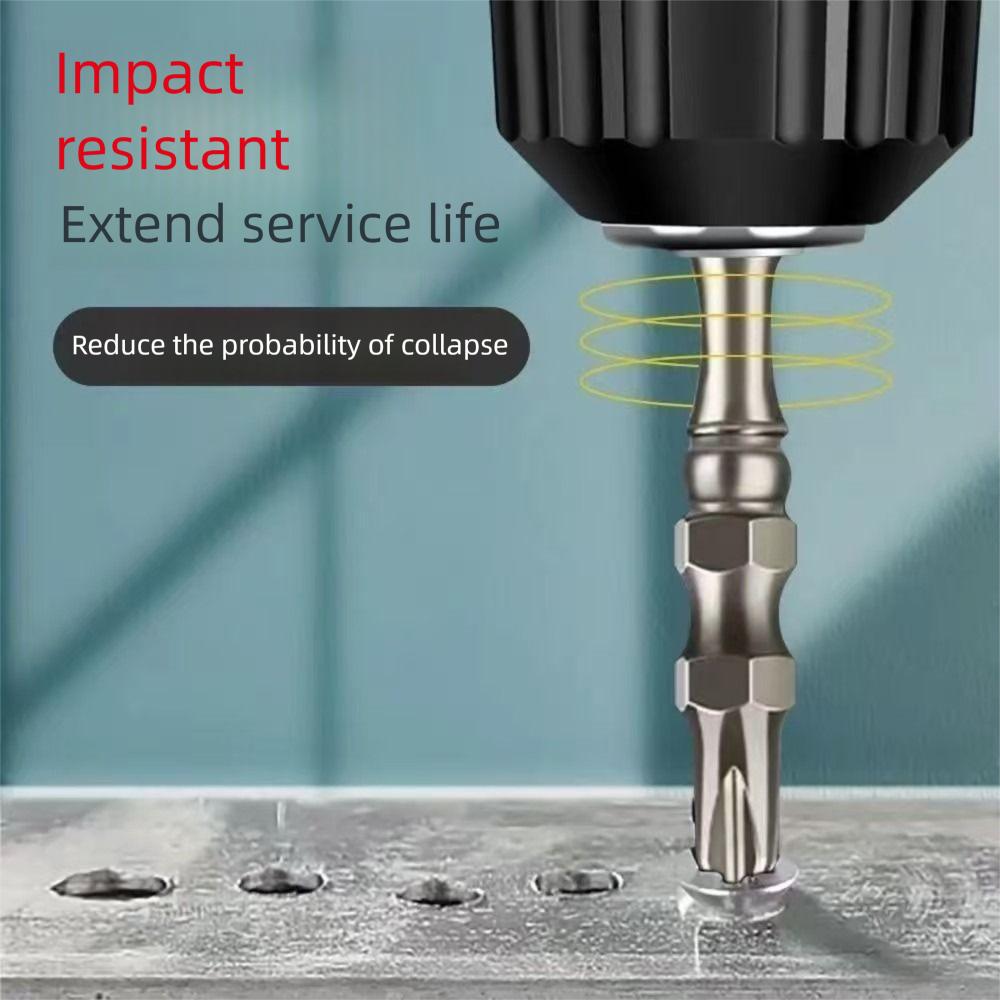 Ударопрочные магнитные биты для отверток из цинкового сплава PH2 с головкой из цинкового сплава электрические отвертки