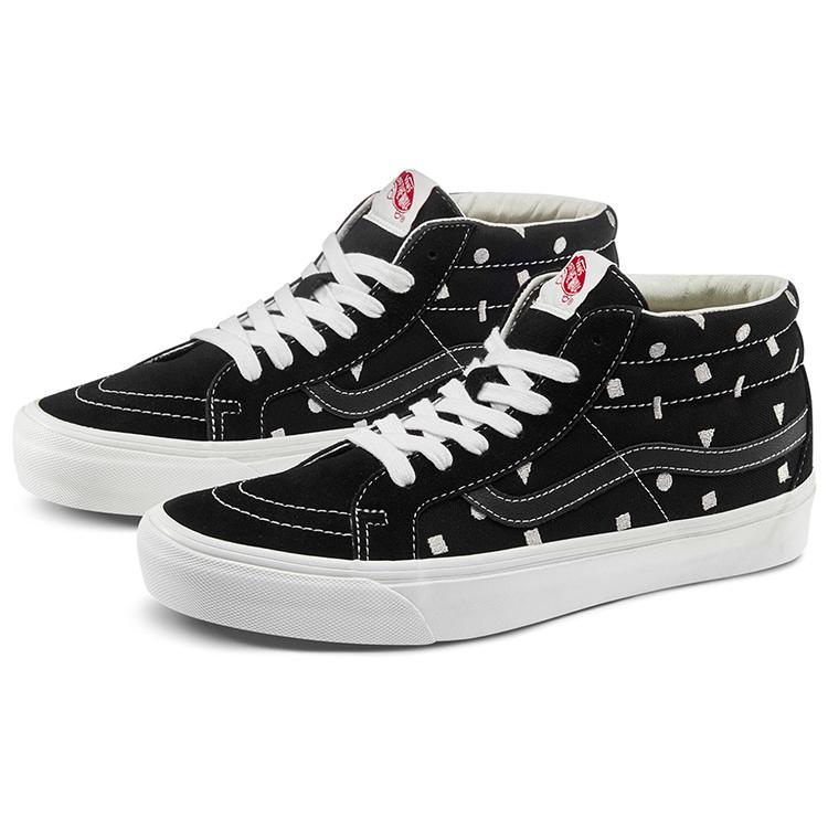 Vans Og SK8 Mid Lx Black Geometry Pattern VN0A4BVCVZ7