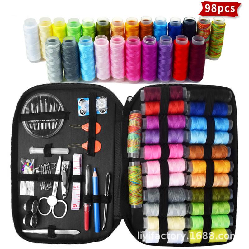 Sewing Kits DIY Multi-Function Sewing Box Set For Hand Quilting Stitching Embroidery Thread Sewing Accessories Sewing Tools Kits