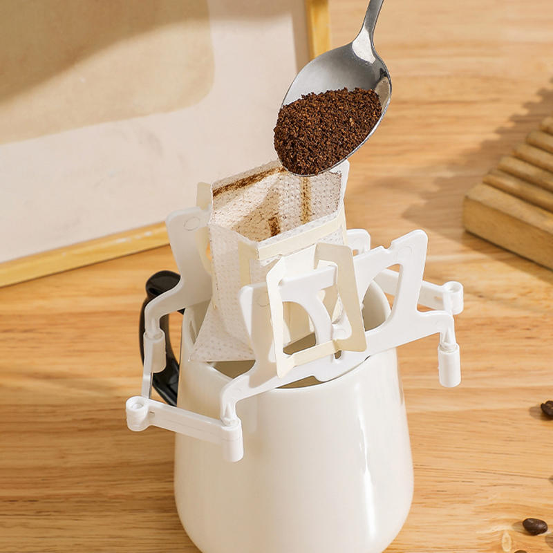 Portable Folding Reusable Holder For Japanese Style Ears Drip Bags Coffee Cup Dripper Baskets Filter Paper Bag Shelf