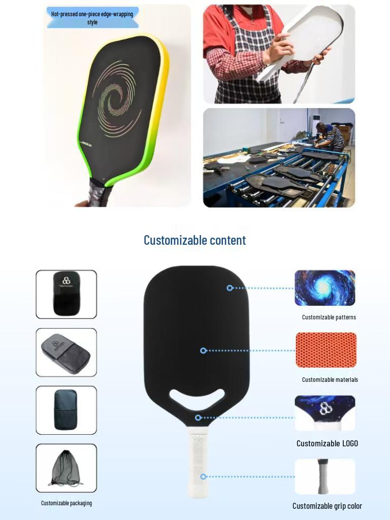 Набор ракеток для пиклбола Smiley Face Professional T700 из углеродного волокна