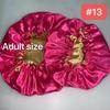 Customized Hair Silk Bonnets Mommy & Me Bonnets Satin rainbow Baby Bonnet for Women