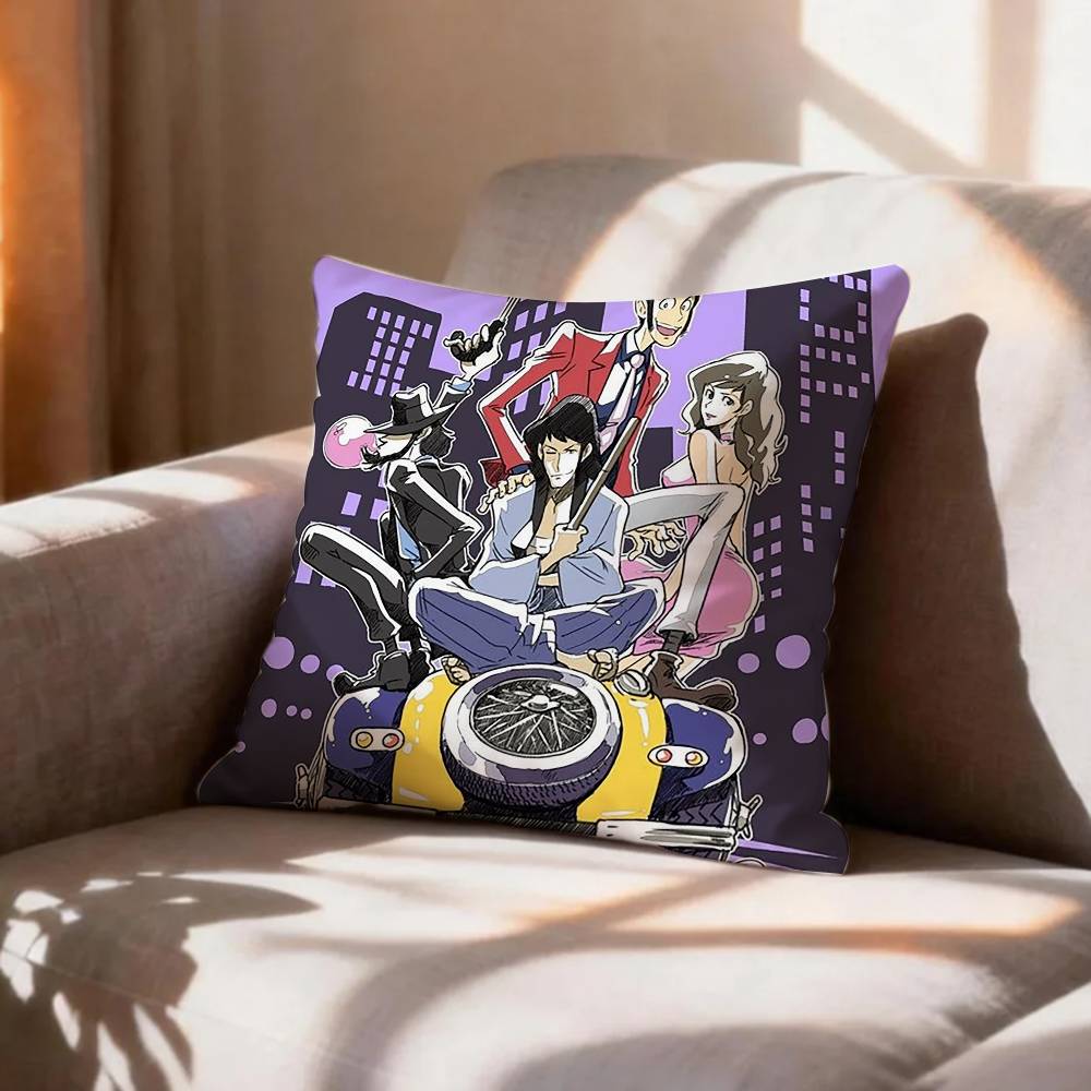 COOL LLupin The TThird Pillow Case Pattern Printed Pillowcase For Living Room Sofa Cushion Cover