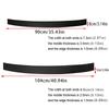 Anti-scratch Car Trunk Door Sill Plate Protector Universal Rear Bumper Guard Rubber Mouldings Pad Trim Cover Strip Car Styling