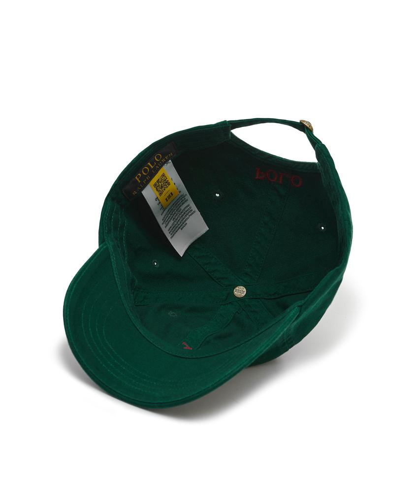 Кепка-бейсболка POLO RALPH LAUREN из хлопка Чино - Зеленая