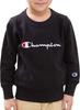 Толстовка с круглым вырезом CS6203 для мальчиков, черная, Япония, размер 110, японский [Champion] Ткать(р) (эквивалент 110)