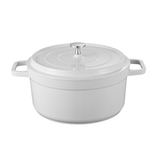 Heavy-duty Stockpot Non-Stick Saucepan with Lid Cast Aluminum Pot Versatile Cookware for Cooking Baking Frying
