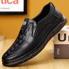 Mens Leather Shoes Luxury Crocodile Pattern Men Business Dress Shoes Casual Social Shoe Male Wedding Footwear