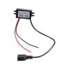 DC12V 24V Понижающий до 5V 3A USB Преобразователь Питания USB Автомобильное Зарядное Устройство Совместимо для Зарядки Электроники 13см Вход