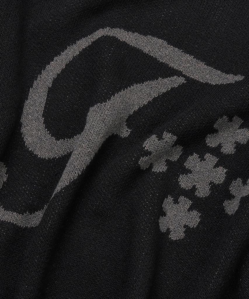 FREEMARIO F-Cross Jacquard Knit [Black]