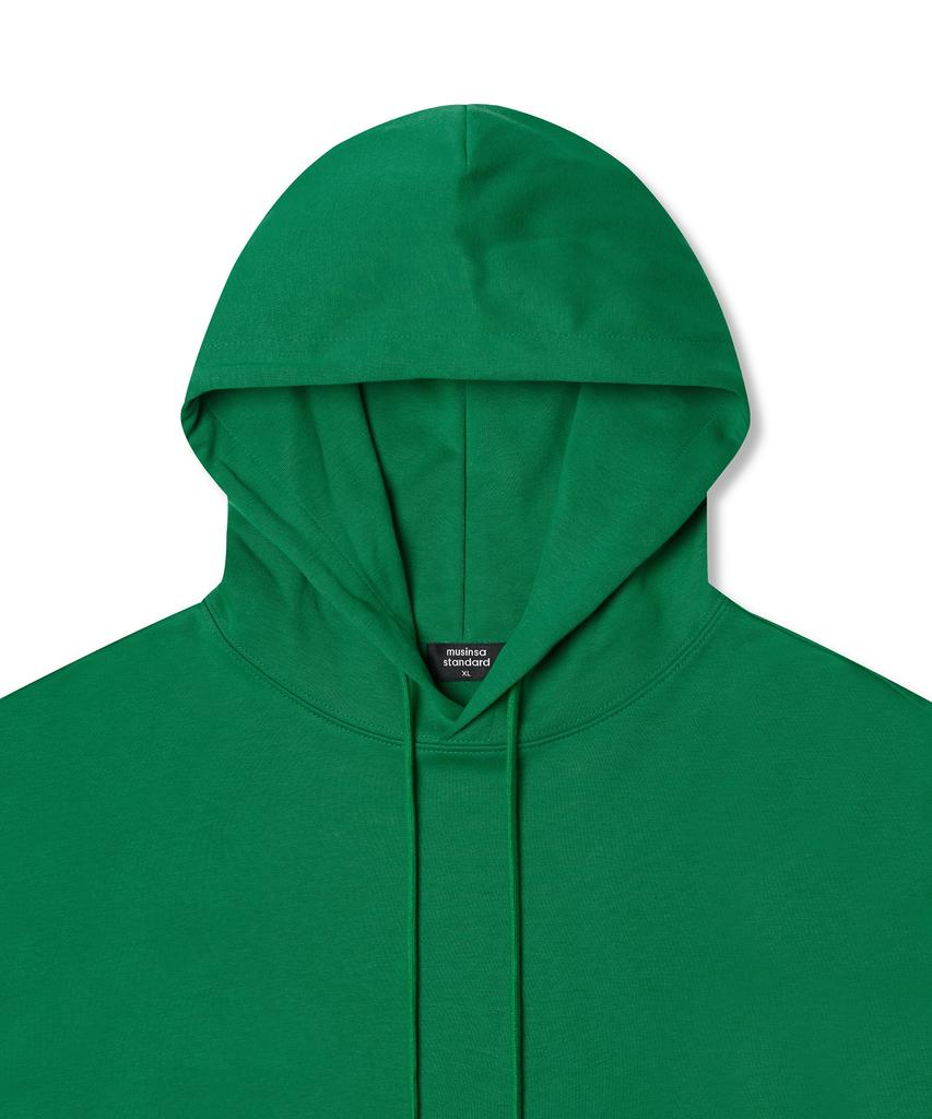 Свободная толстовка с капюшоном из махровой ткани [Jolly Green]