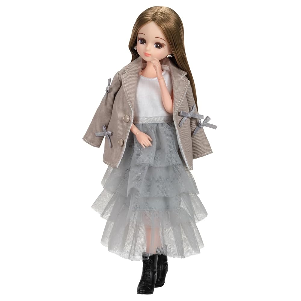 TAKARA TOMY Licca-chan Doll LD-27 Frill Fleur Dress-Up Toy for Ages 8 and Up