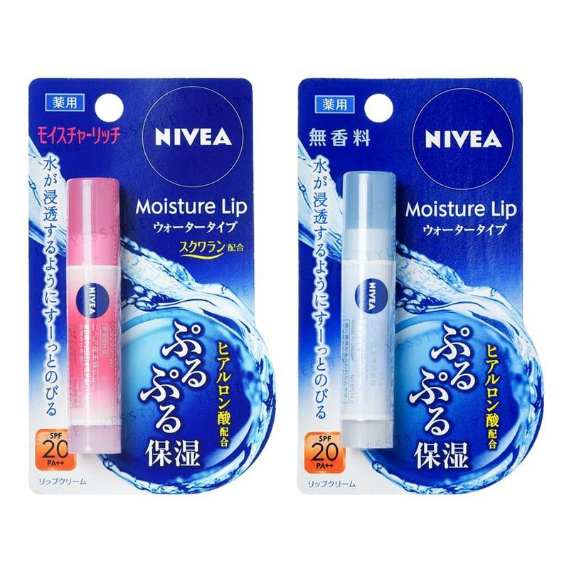 Nivea Япония - Увлажняющий бальзам для губ типа "водная текстура" SPF 20 PA++