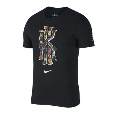 Dri-FIT Kyrie CNY Футболка с короткими рукавами и логотипом алфавита Мужские топы черные AJ1951-010