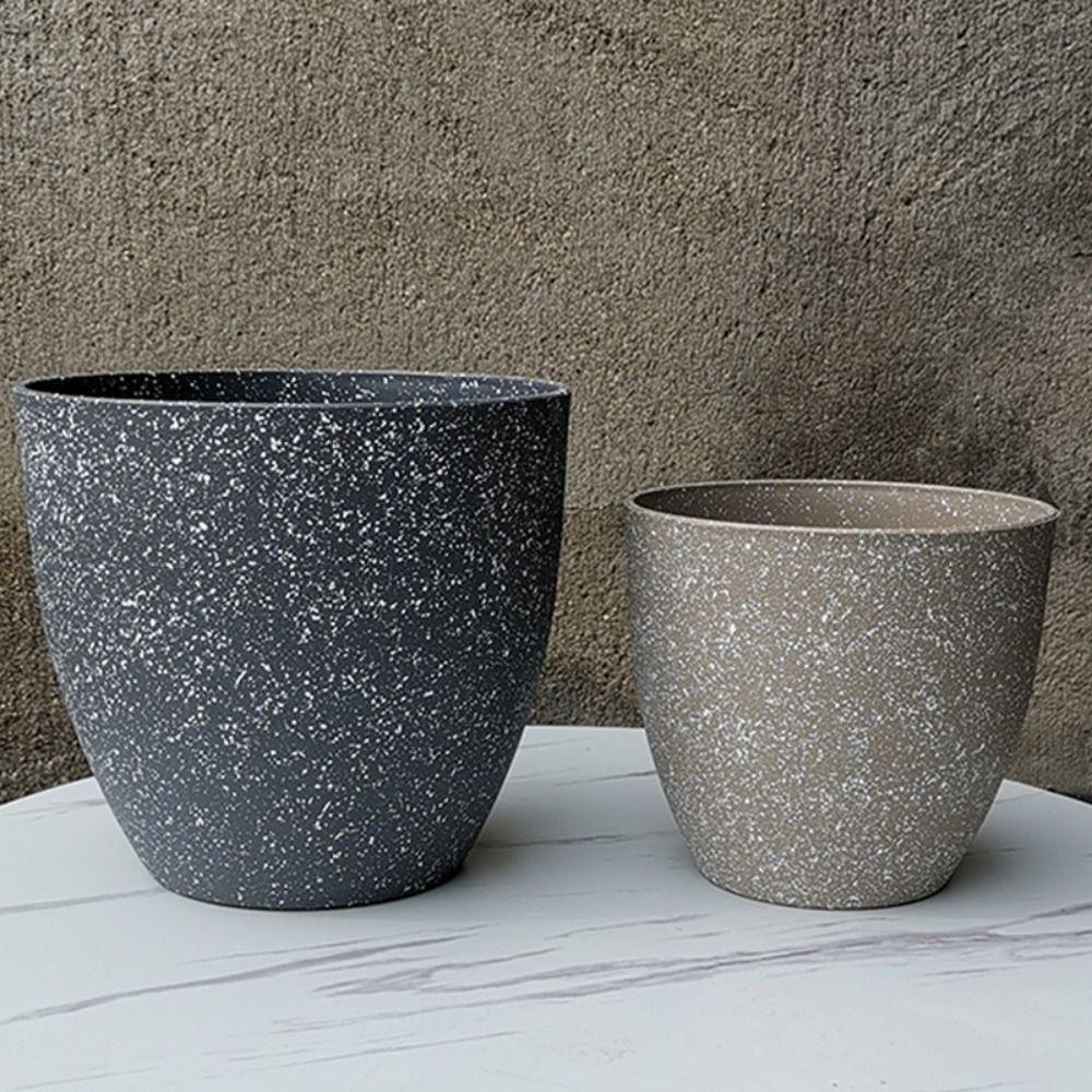 Frosted Balcony Plant Pot Large-capacity Succulent Flowerpot Plant Growth Cultivation Pot  for Home