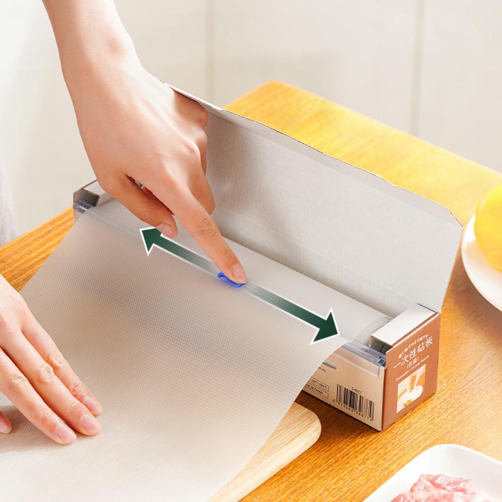 1 Roll Non-Slip Disposable Chopping Board Transparent Chopping Sheets Outdoor