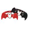 Punk Heart Bat Leather Choker Necklace - Trendy Halloween & Christmas Neckband
