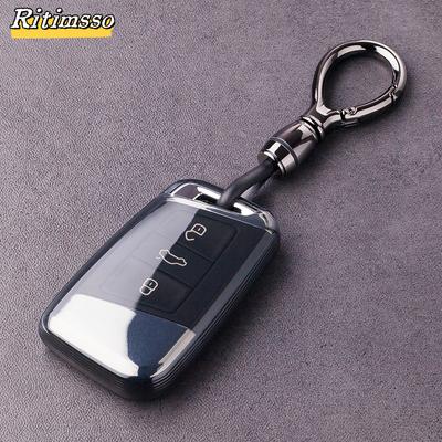 Новый прозрачный чехол для автомобильного ключа из ТПУ для VW Volkseagen Passat B8 Magotan для Skoda Superb A7 Kodiaq Seat Shell Fob