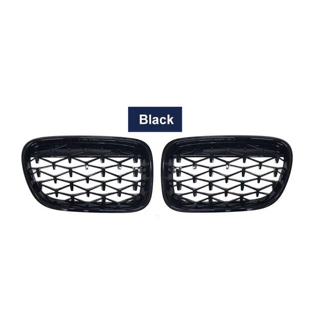 2PCS Car Front Kidney Grill Glossy Black Replacement For BMW X3 F25 2010 2011 2012 2013 Racing Grills Car Styling Accessories