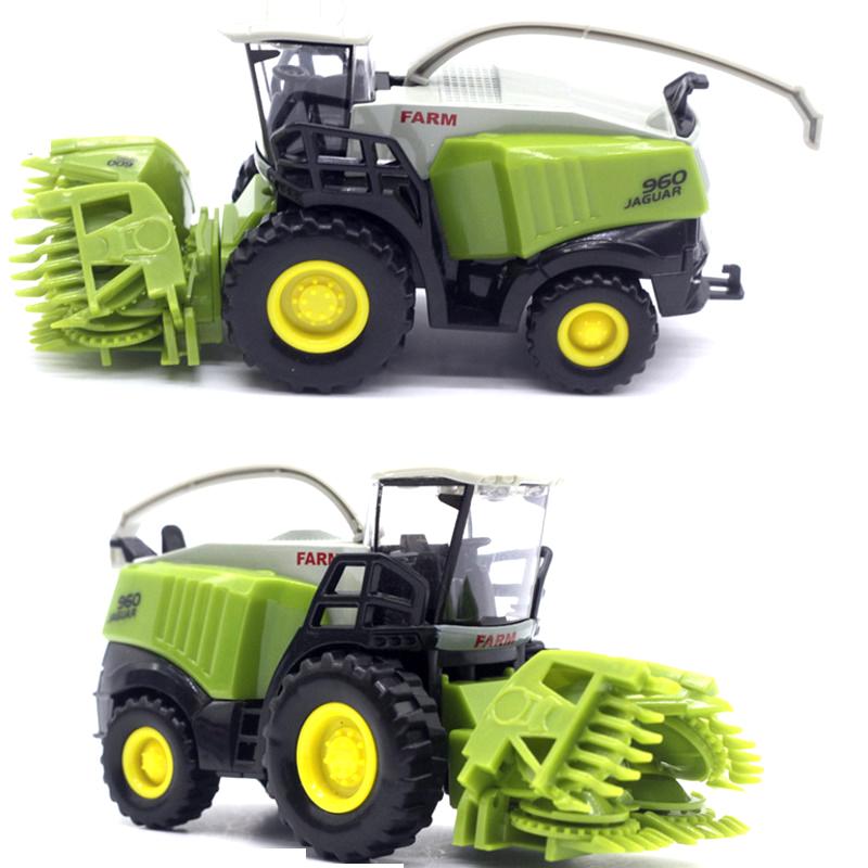 Металлический фермерский грузовик сельскохозяйственный комбайн модель автомобиля детские игрушечные транспортные средства фермерские тракторы автомобиль развивающие игрушки для детей 1:42