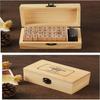 Wood Wooden Stamps Brown Alphabet Stamps Letter Stamps Number Stamp  for DIY