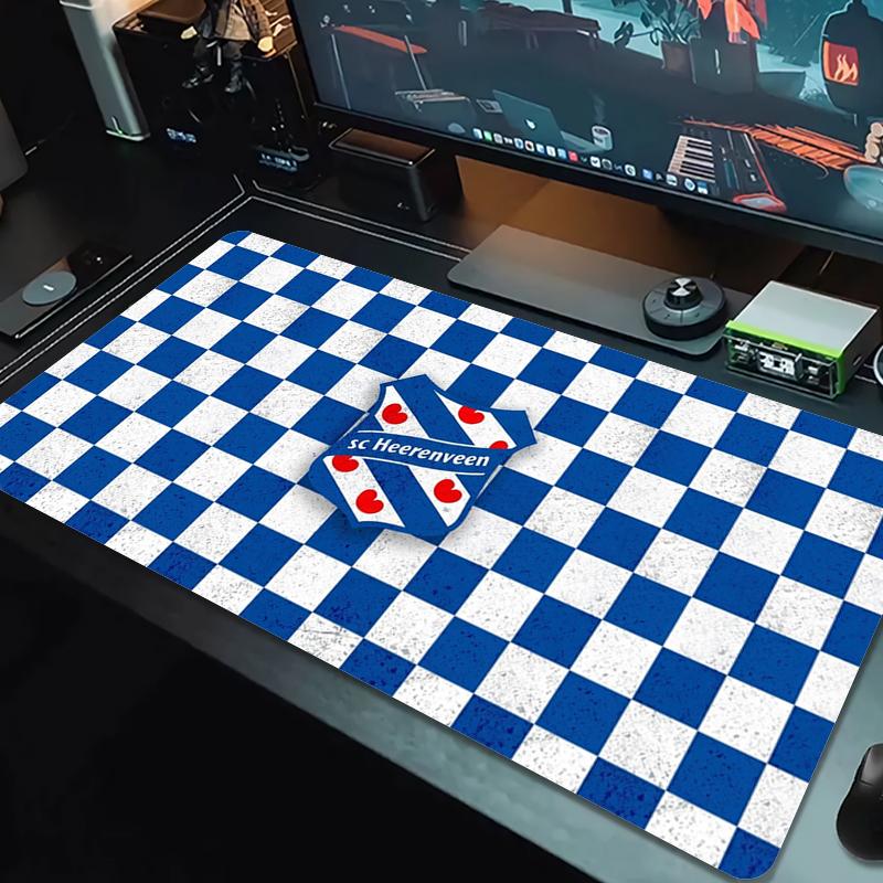SC Heerenveen Коврик для мыши Большой Игровой Коврик для стола Нескользящий Ноутбук Планшетт Большой Коврик для мыши XXL Коврик Мини-ПК Игровой коврик С заблокированным краем_xia