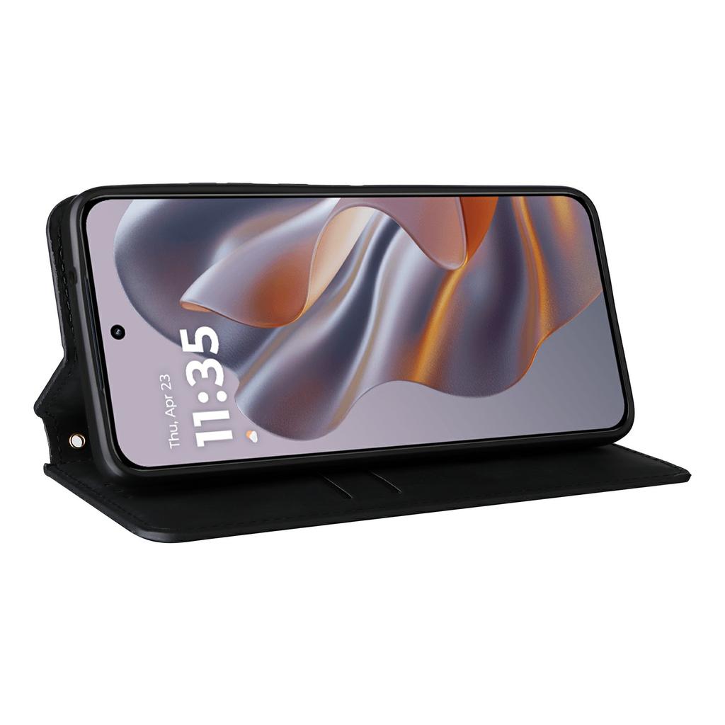 Для Motorola Thinkphone 25 5G/Edge 50 Neo 5G/Moto S50 5G чехол-кошелек с ромбовидным принтом кожаный чехол для телефона