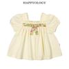 Девочковый вязаный топ Happyology с коротким рукавом и бантом