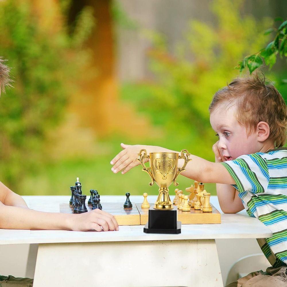 Пластиковая Модель Малый Приз Кубок Золотой Победитель Награда Трофей Игрушка Награды Трофей Детский Сад Дети Подарок