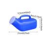 Male Urinal Bottle, Pee 1200ml Leakproof Men Potty Urinary Container for
