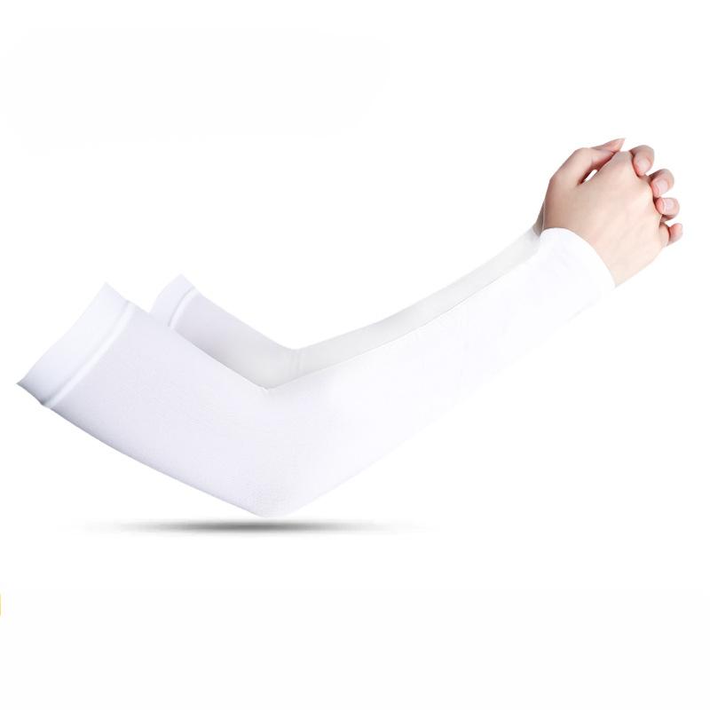 Sun Protection Ice Silk Polyester Sleeves Summer Cycling Outdoor Men's Driving Arm Sleeves Long Style