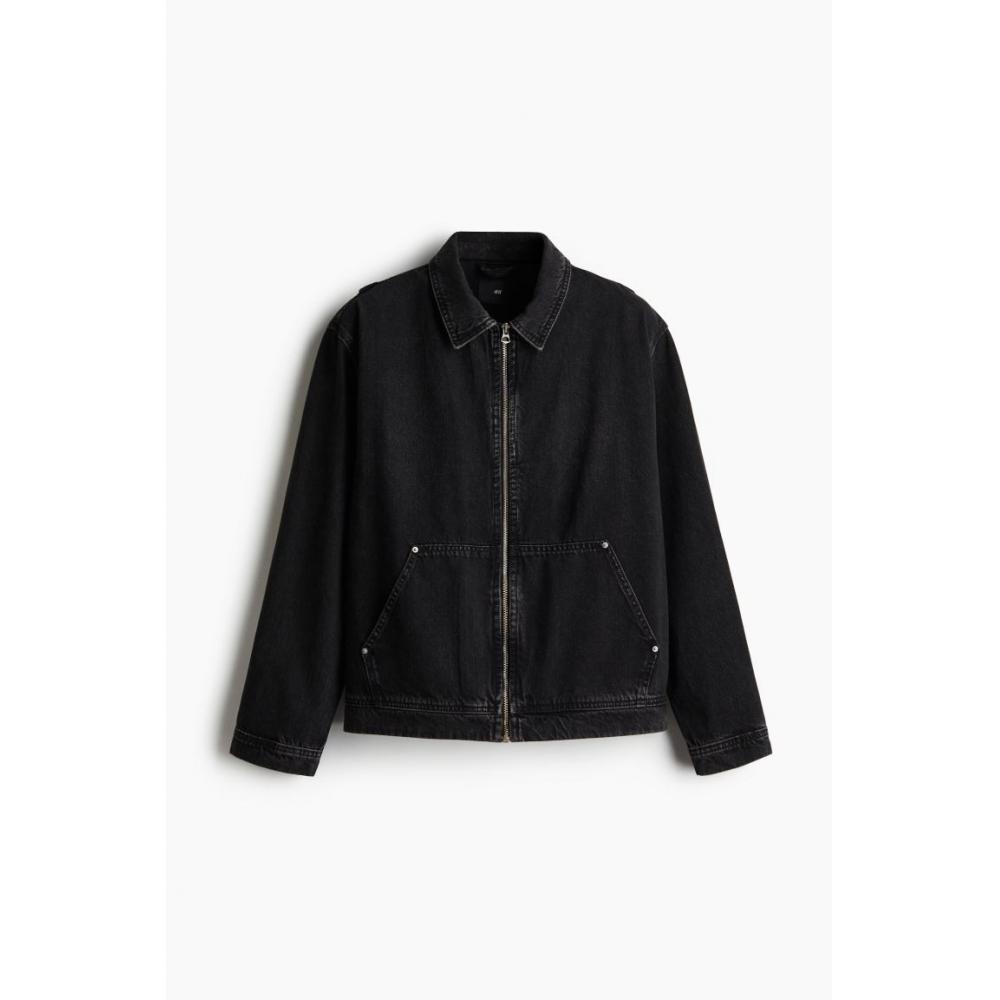 Куртка свободного кроя HM Utility Denim Black