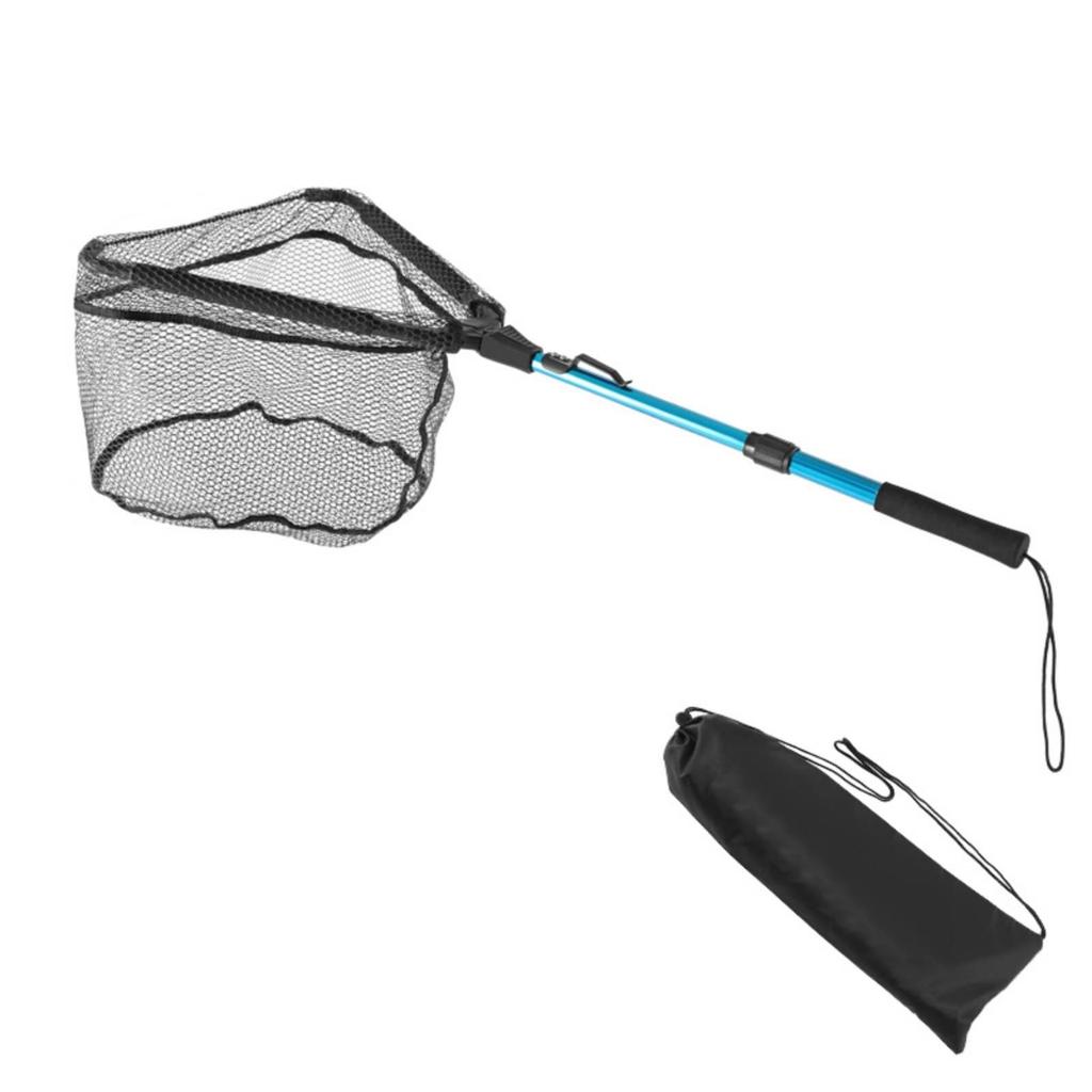 Folding Fishing Net Lightweight Landing with Telescopic Handle Easy to Carry