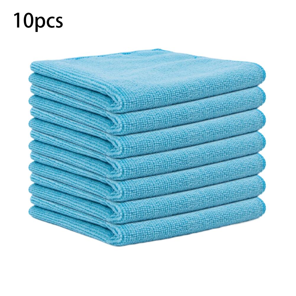 20pcs Car Wash Cloth Microfiber Super Absorbent Dish Towel Kitchen Bathroom Cleaning Rag Household Cleaning Accessories Tool