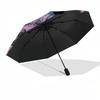 KpopThemed Automatic Opening and Closing umbrella - 8 Ribs, Suitable for Leisure and Going Out, Outdoor Accessory, Gothic Style, Fashion Lov