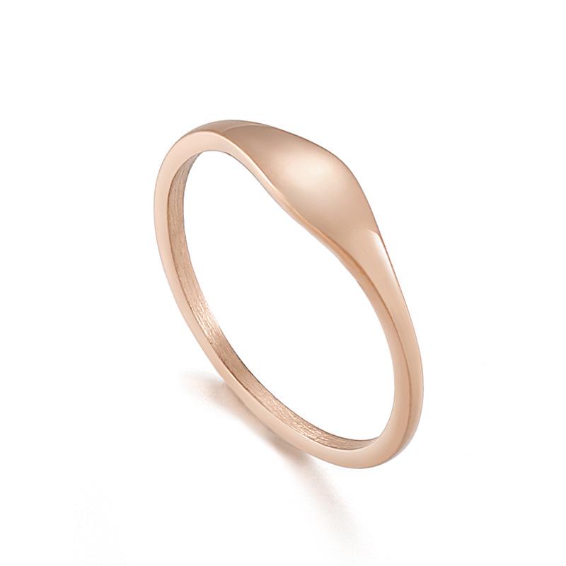 Kalen Jewelry Кольцо на мизинец и ожерелье в стиле ретро из титановой стали для пар