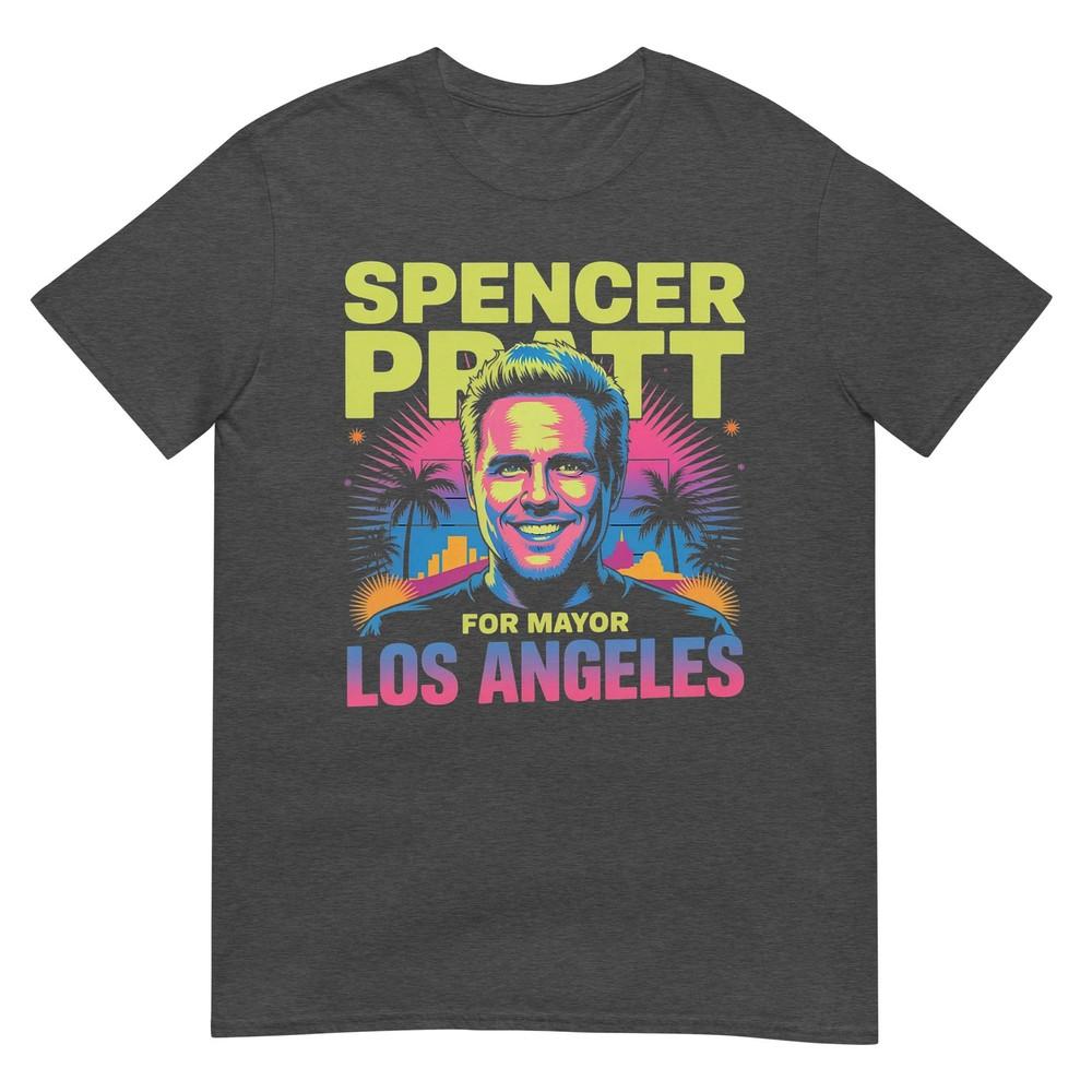 Spencer Pratt For La Mayor California Humor Design Tshirt