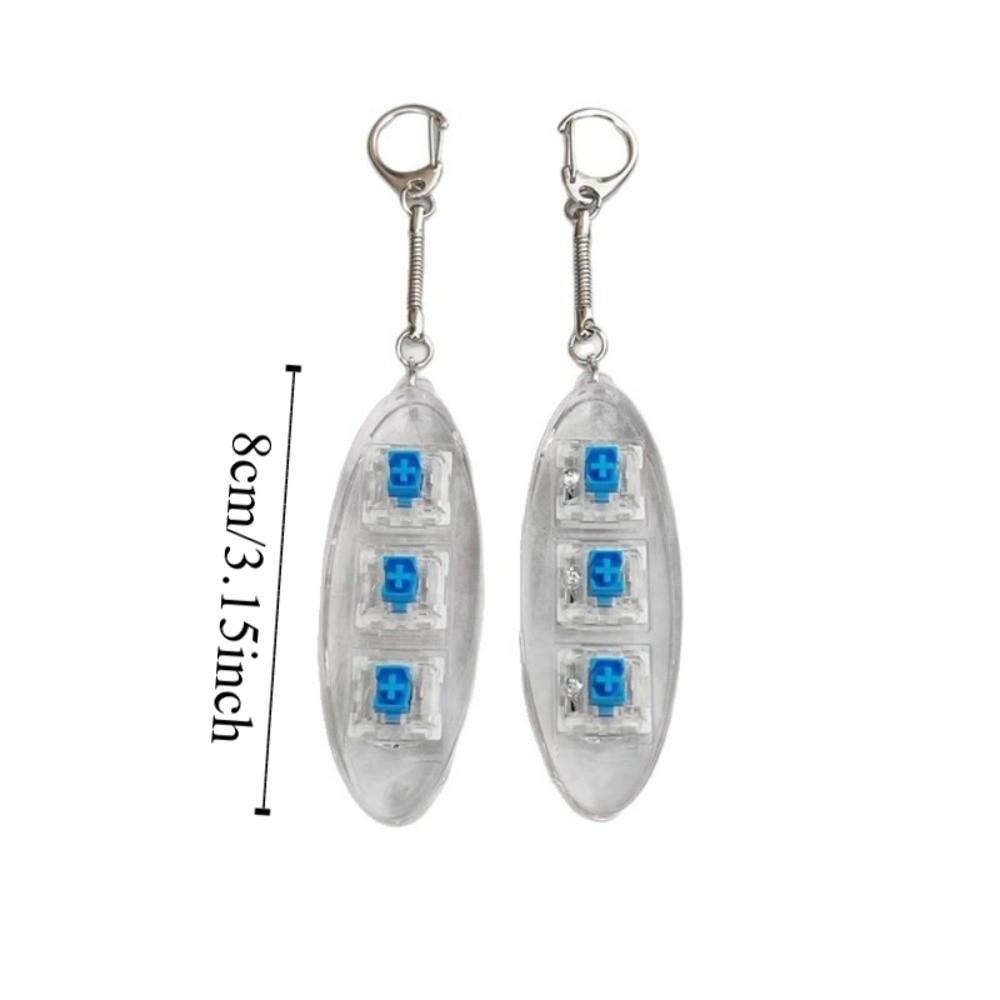 Снятие стресса Кейкап Игрушка-щипалка 3 клавиши Кнопка Кликер Игрушка Новый Кнопочный Кейкап