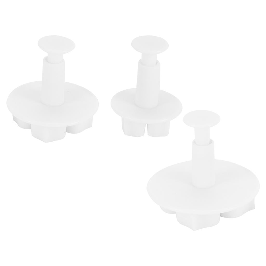 3Pcs Cake Decorating Mold Hydrangea Pattern Biscuits Cutter Spring Mold Baking Pastry Tool