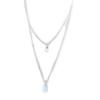 [N4090] - Pastel Blue Green 'Scarlett' Long Necklace