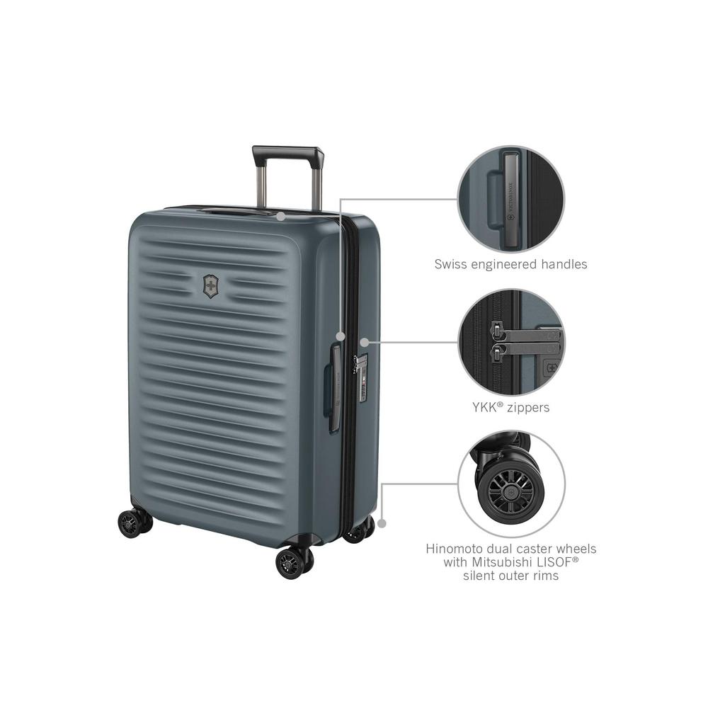 Airox Advanced Medium Case Ultra Light Suitcase Carry Bag Travel Business Business Quiet Expandable Antibacterial Lining Storm 653136 [Victorinox]