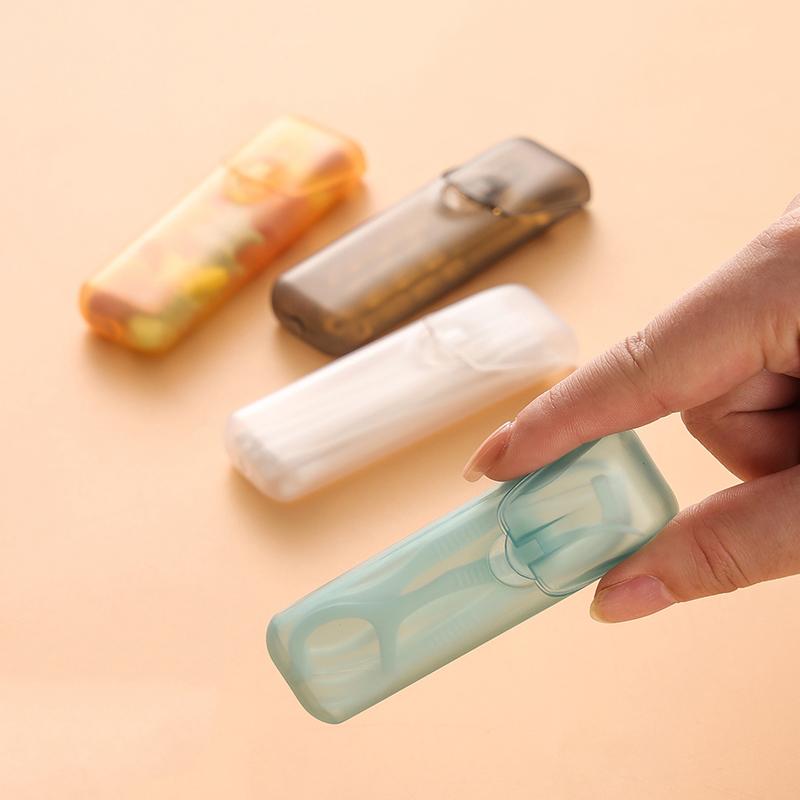 Mini Toothpick Storage Boxes Toothpick Holder With Lid Home Kitchen Dining Table Hotel Restaurant Portable Small Toothpick Case