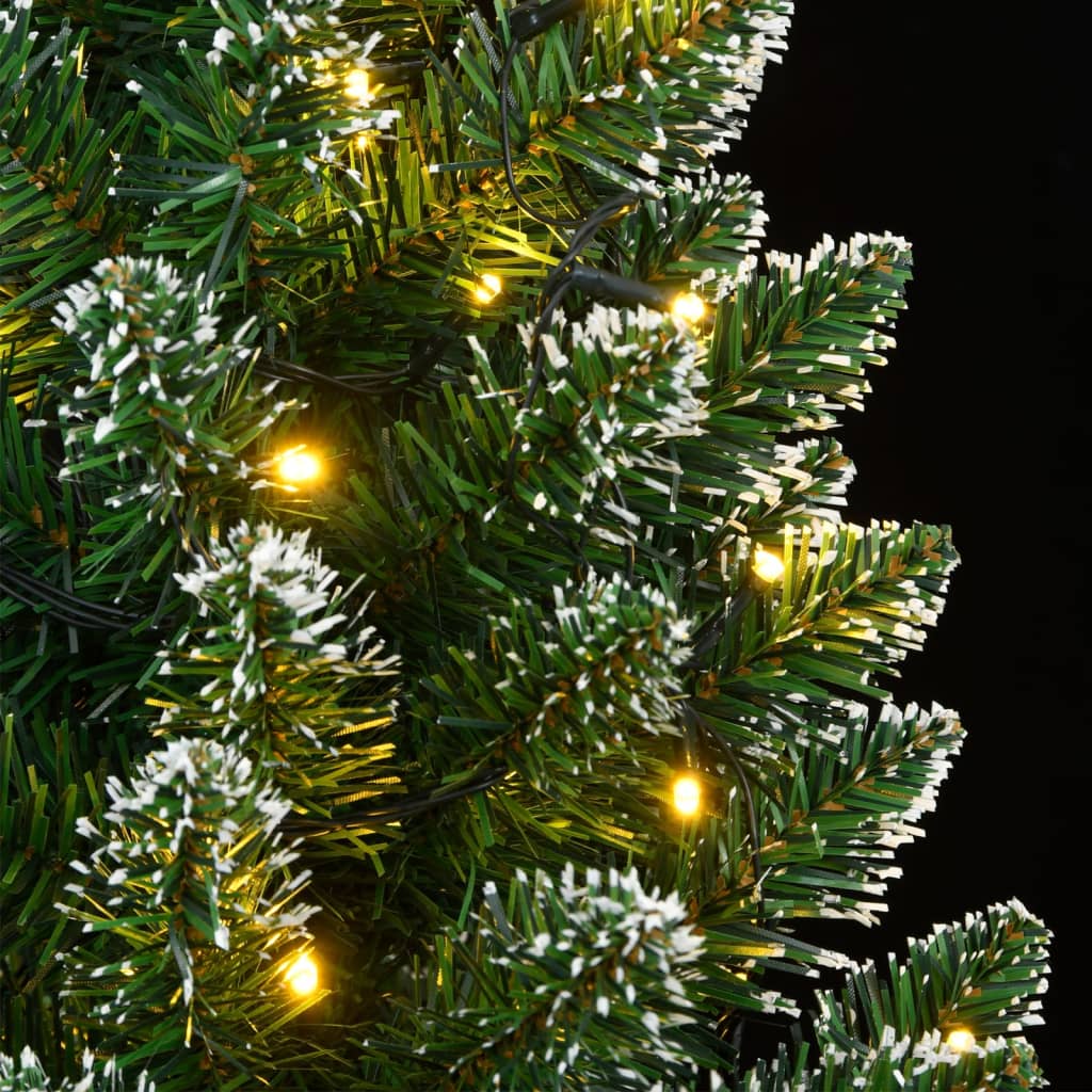 Artificial Christmas Tree Slim Design with 150 LEDs 120 cm