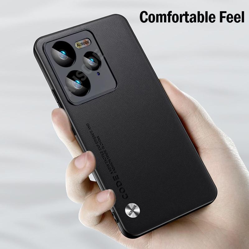 Противоударный чехол для Realme GT 7 Pro / GT 7 Чехол Роскошная текстура волокна PU-кожа Защита телефона Funda для Realme GT7 Pro Capa